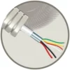 100 meter Voorbedrade buis 16mm + Alarmkabel AL 4x0,22 + 2X0,75mm² rol 100