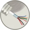 100 meter Voorbedrade buis 16mm + Alarmkabel AL 6x0,22 + 2X0,75mm² rol 100
