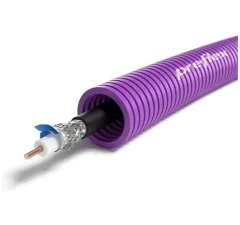 100 meter Preflex voorbedrade buis 20mm + coax PE6 rol 100m