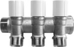 Tubipex verdeler 3/4″MF met kranen uitgang M22 3 kringen inclusief koppeling 16x2mm Tubipex collectoren met kranen
