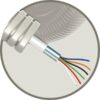 100 meter Voorbedrade buis 16mm + Alarmkabel AL 6x0,22mm²