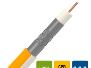 100 Meter Coax LS0H FRNC6 TRI6 7mm binnen <30m 75 ohm Telenet Voo Cca s1d2a1