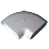 Aldes Horizontale bocht 40x100 90° eq. Ø80mm in kunststof