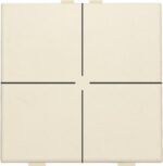 Niko original cream 100-51004 Viervoudige drukknop voor Home Control