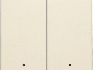 Niko original cream 100-52002 Tweevoudige drukknop met led voor Home Control