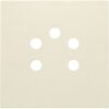 Niko Original Cream Afwerkingsset voor 5-polige telefooncontactdoos 100-69001 RAL 1013