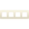 Niko Original Cream Afdekplaat viervoudig horizontaal of vertikaal 100-76400 RAL 1013