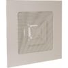 Aldes Vierkante rooster SC 360 R F16 staal Ø250 vr plafondplaten 600x600