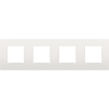 Niko intense White Viervoudige met 71 mm centerafstand Horizontaal/Vertikaal
