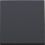 Niko Intense Anthracite Coated Afwerkingsset voor elektronische schakelaar of drukknop 122-31002 RAL 7022