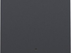 Niko Intense anthracite Enkelvoudige drukknop met led en comfortsensoren voor Niko Home Control