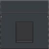 Niko Intense Anthracite Coated 1x RJ11/RJ45 UTP met tekstveld