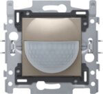 Niko intense brons Bewegingsmelder 180° inbouw (sensor+actor) met schakelcontact 10A