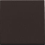 Niko intense dark brown Afwerkingsset voor elektronische schakelaar of drukknop