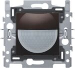 Niko intense dark brown Bewegingsmelder 180° inbouw (sensor+actor) met schakelcontact 10A