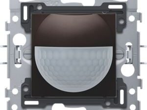Niko intense dark brown Bewegingsmelder 180° inbouw (sensor+actor) met schakelcontact 10A