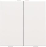 Niko Pure steel white Home Control 2voudige lichtbediening