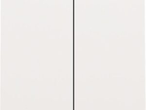 Niko Pure steel white Home Control 2voudige lichtbediening