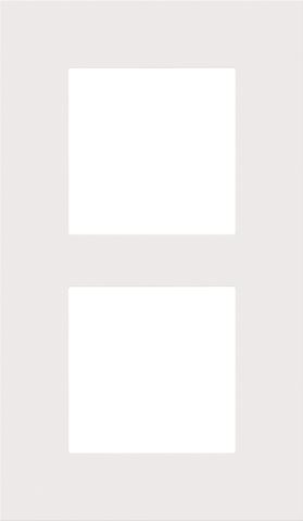 Niko Pure steel white 2voudig verticaal