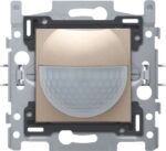 Niko Pure steel champagne Wandbewegingsmelder 180° 230 Volt 157-78010 RAL 080 70 10