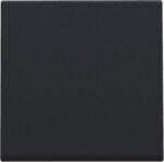 Niko Pure steel black Afwerkingsset voor elektronische schakelaar of drukknop 161-31002 RAL 9004