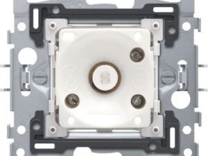 Niko sokkel drukknop 6A met amberkleurige LED met E10-lampvoet