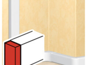 Legrand Einddeksel links of rechts DLP design 35x80/50x80mm wit