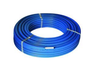 Henco 50 meter 26x3mm met isolatie 6mm blauw Henco buizen 26 x 3 mm