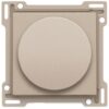 Niko Pure steel champagne Afwerkingsset voor draaiknopdimmer
