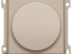 Niko Pure steel champagne Afwerkingsset voor draaiknopdimmer