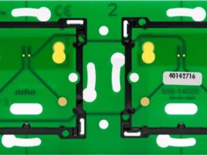 Niko Home Control Tweevoudige horizontale muurprint