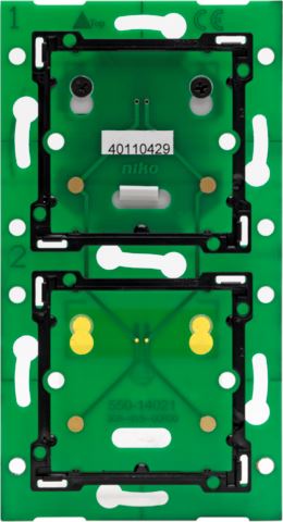 Niko Home Control Tweevoudige verticale muurprint