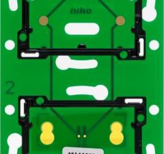 Niko Home control Tweevoudige verticale muurprint