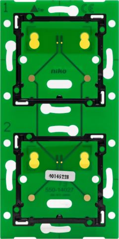 Niko Home control Tweevoudige verticale muurprint