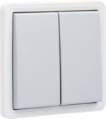Niko Hydro grijs opbouwserieschakelaar 10 AX/250 Vac met schroefklemmen