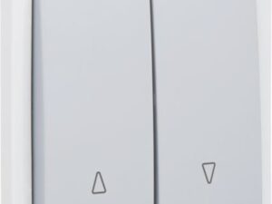 Niko Hydro grijs rolluikdrukknop 10A 250V elektrisch gescheiden