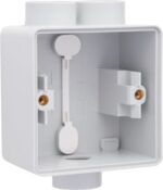 Niko Hydro grijs opbouwdoos voor 1 functie met 1x2 ingangen + 1 ingang M20