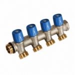 Henco collector 4 uitgangen 3/4MF EK Blauw Henco collectoren 3/4