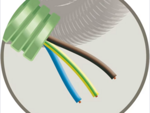 100 meter groen 3G4mm² Green Flex voorbedrade buis 20mm LS0H installatie H07Z1-U Halogeenvrije flex 4mm²