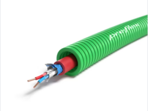 300 Meter groen RF1H30 1P0,9mm Preflex safe voorbedrade buis 16mm LS0H Halogeen UTP/telefonie
