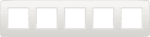Niko original white Afdekplaat vijfvoudig Horizontaal of Verticaal 101-76005 Niko Original White (Wit)
