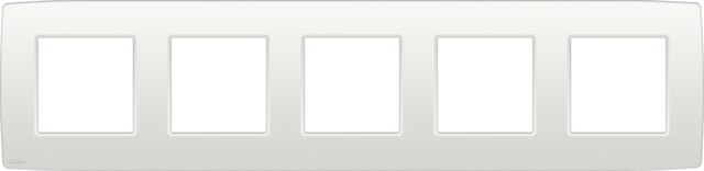 Niko original white Afdekplaat vijfvoudig Horizontaal of Verticaal 101-76005 Niko Original White (Wit)