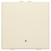 Niko original cream Enkelvoudige drukknop met led en comfortsensoren voor Niko Home Control
