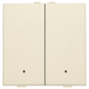 Niko original cream Tweevoudige drukknop met leds en comfortsensoren voor Niko Home Control