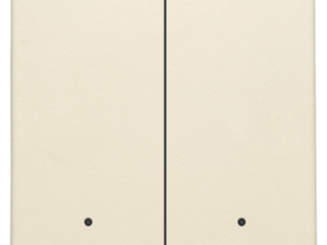 Niko original cream Tweevoudige drukknop met leds en comfortsensoren voor Niko Home Control