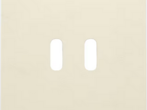 Niko Original Cream Afwerkingsset voor dubbele smart USB-A en USB-C-lader 100-68002 RAL 1013 Niko USB-A lader en USB-C lader