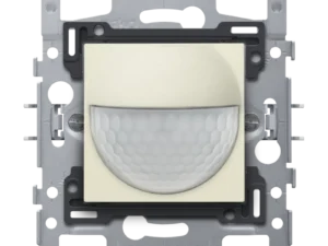 Niko Original Cream Bewegingsmelder 180° inbouw (sensor+actor) met schakelcontact 10A 100-78010 RAL 1013 Niko Bewegingsmelder