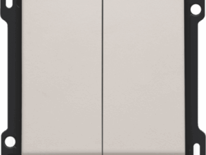 Niko Original light grey toets 2-voudig voor Schakelaar of Drukknop Niko Original Light Grey