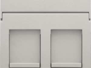 Niko Original light grey Centraalplaat data 2x RJ Niko Original Light Grey