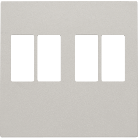 Niko Original light grey Afwerkingsset voor tweevoudige luidsprekeraansluiting Niko Original Light Grey